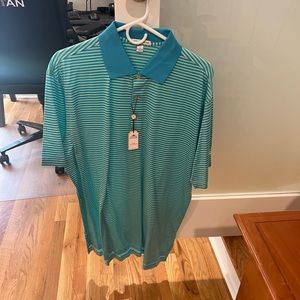 Unique Peter Millar Senators Polo. New with tags size large